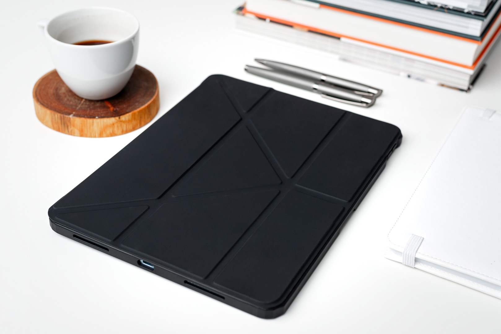 ER POWER kryt Flip Folio pre Apple iPad Air 11 (2025/ 2024) čierny 
