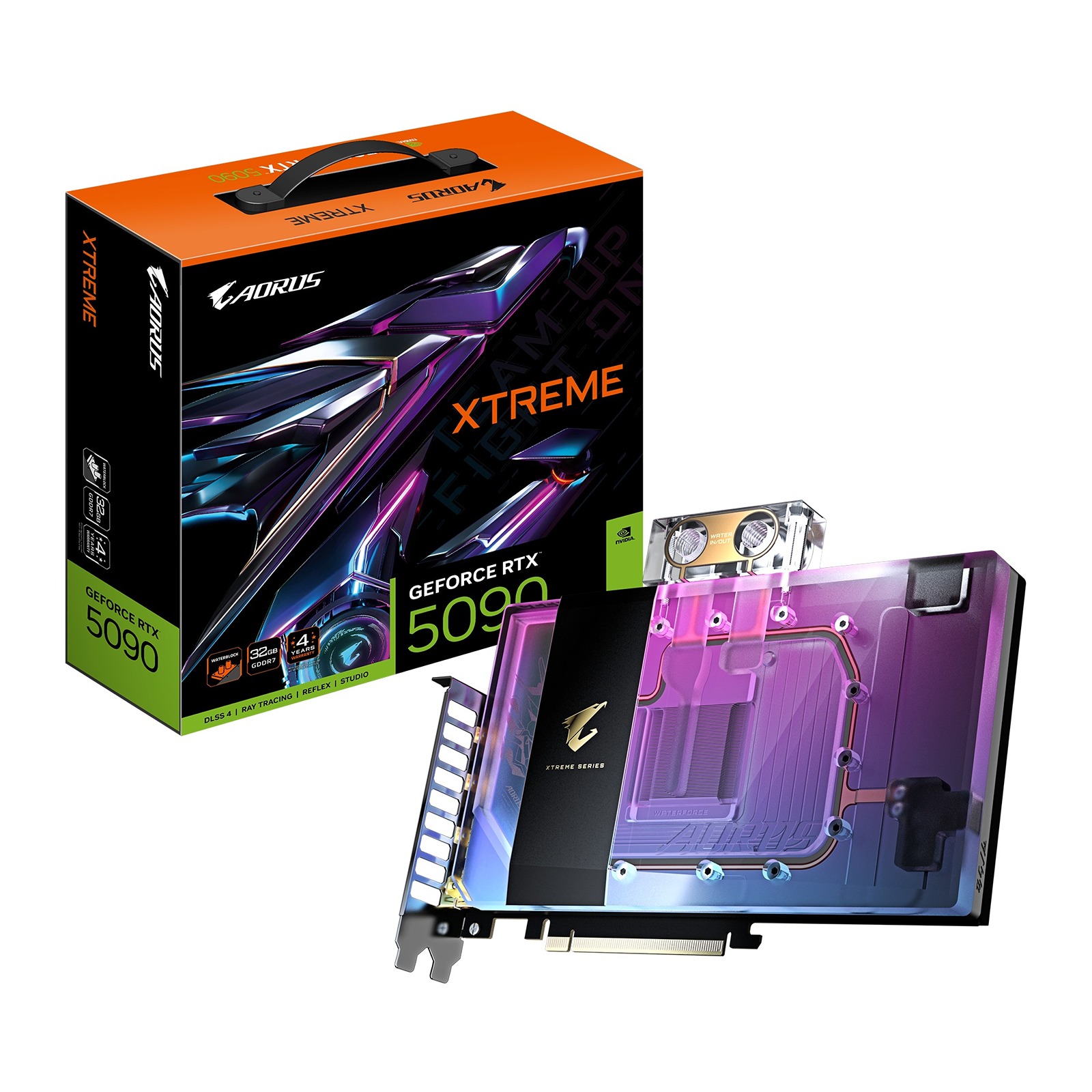 GIGABYTE AORUS GeForce RTX 5090 XTREME WATERFORCE WB/ 32GB/ GDDR7 