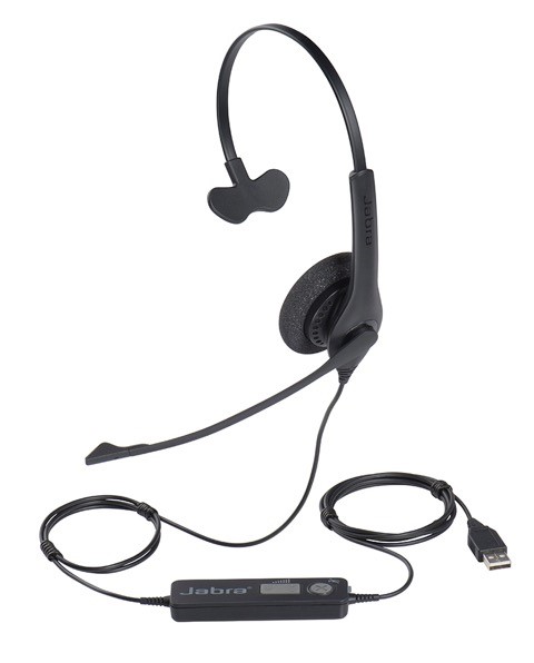 Jabra BIZ 1500/ Mono/ USB/ Drôt/ Čierna
