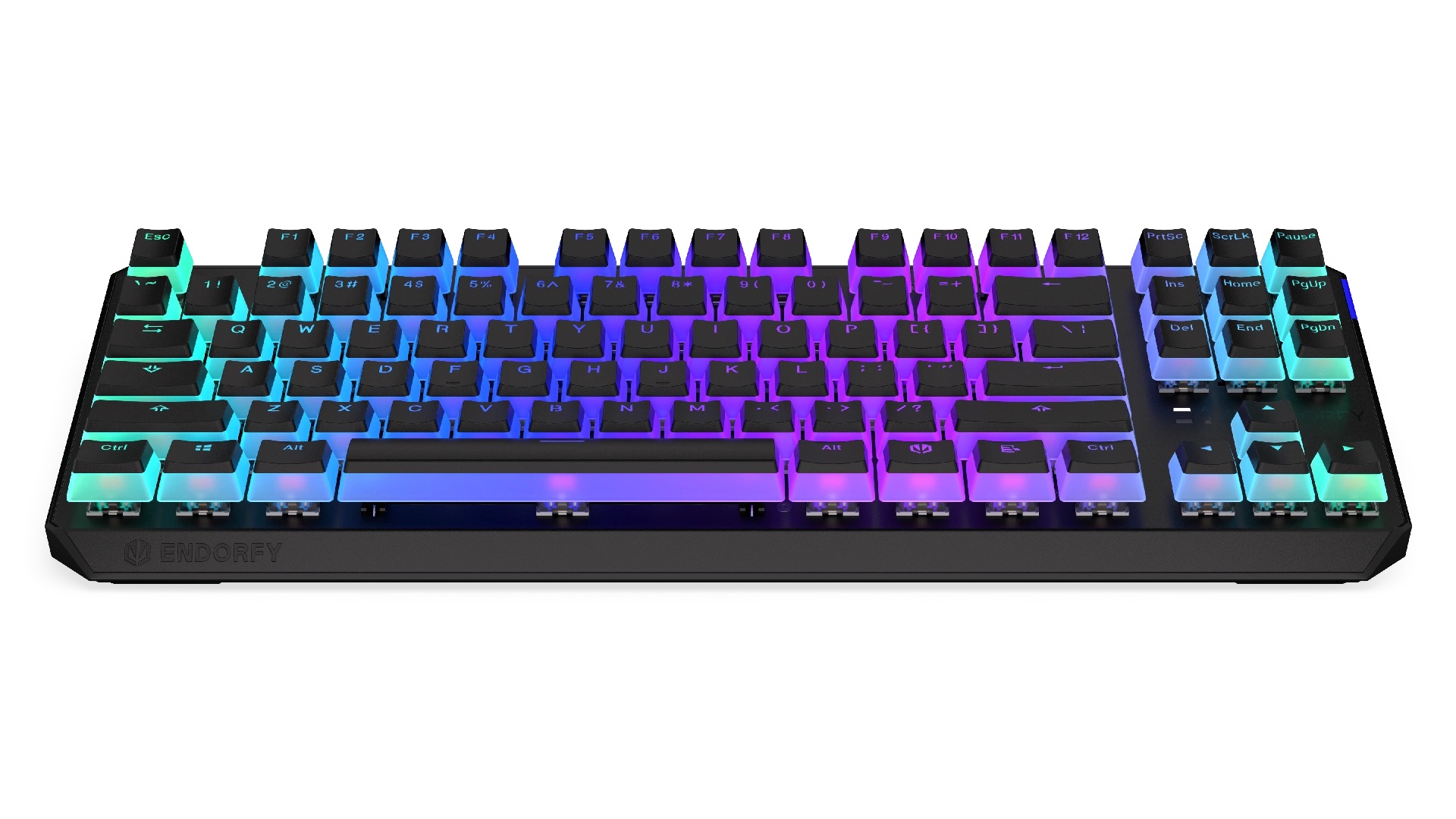 Endorfy Thock TKL Red Pudding/ Drôtové/ Bezdrôtové/ US layout/ Čierna 