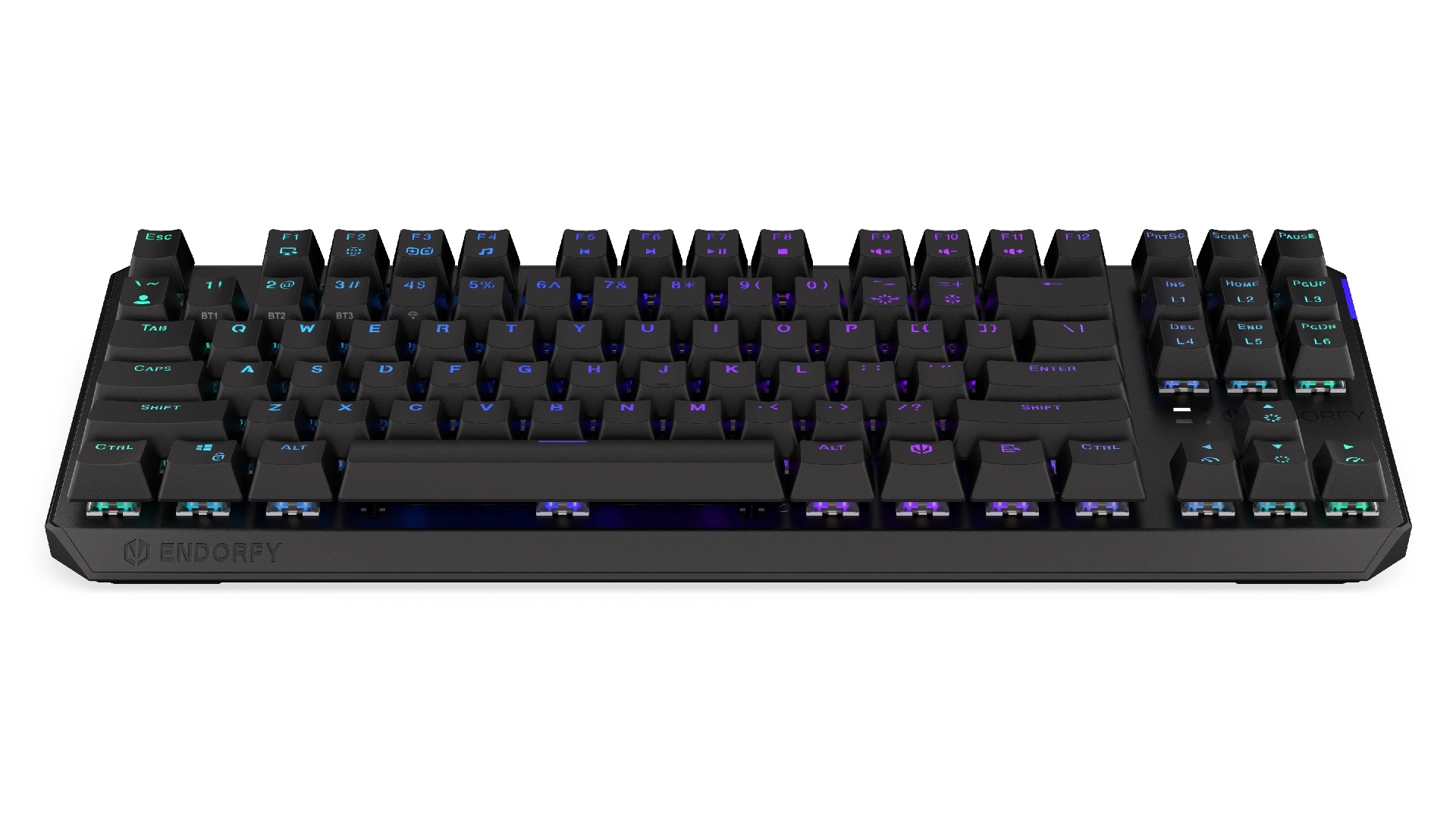Endorfy Thock TKL Black/ Drôtové/ Bezdrôtové/ US layout/ Čierna 