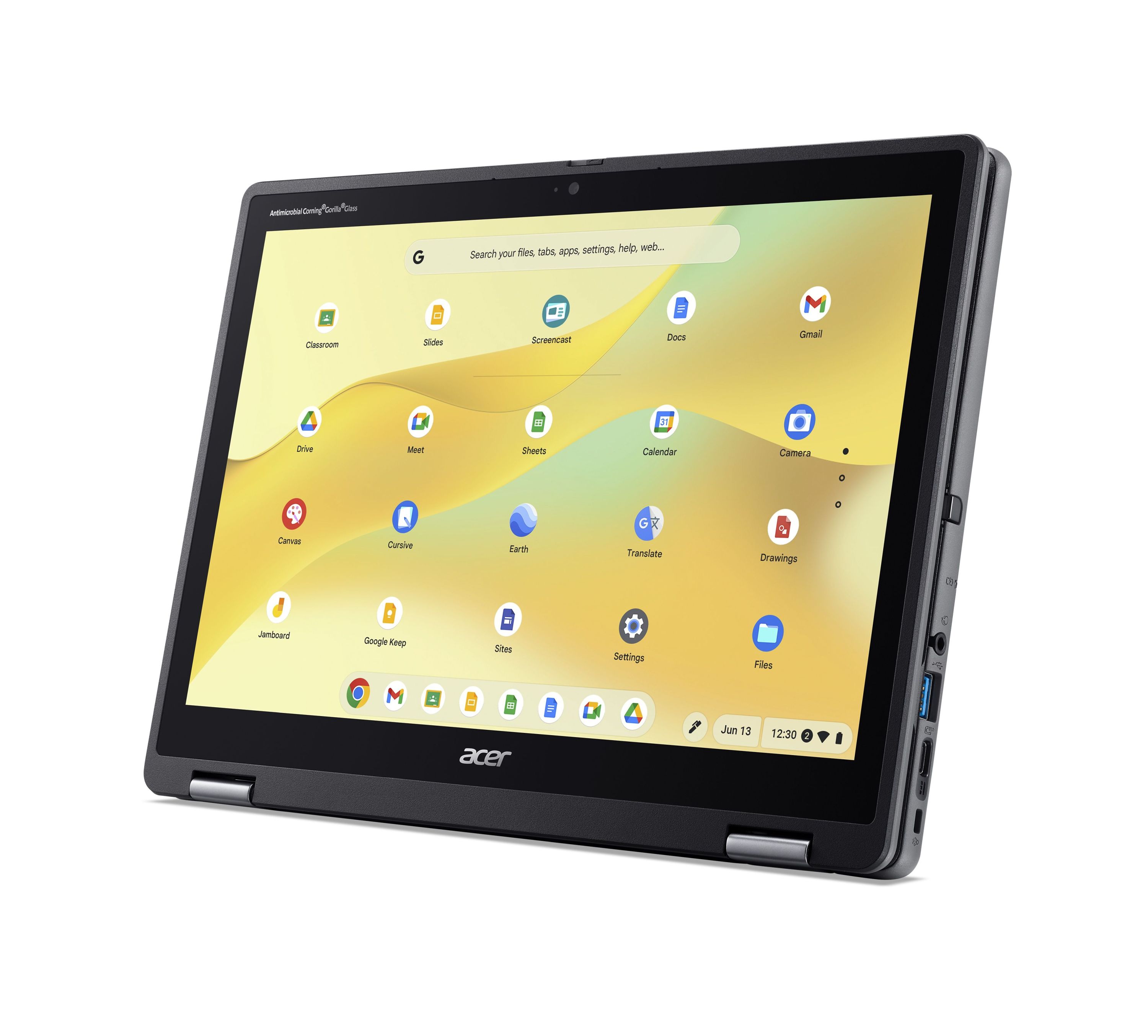 Acer Chromebook Spin 512/ R857TN-TCO-C4LZ/ N150/ 12, 2"/ WUXGA/ T/ 8GB/ 128GB eMMC/ UHD/ Chrome EDU/ Black/ 2R 