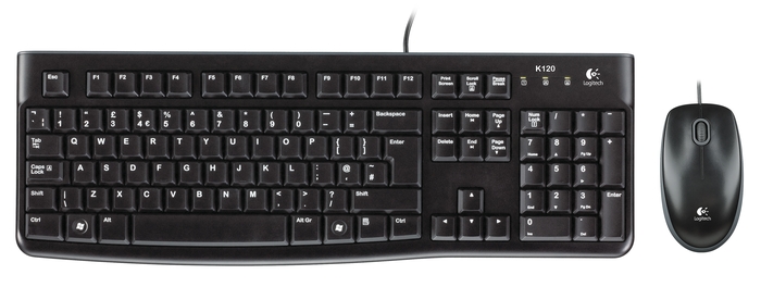 PROMO set Logitech Desktop MK120, drôtový, USB, US 
