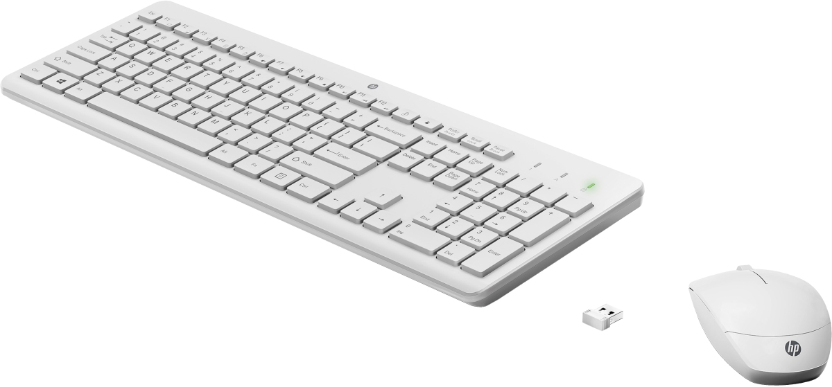 HP 230 klávesnica a myš/ bezdrôtová/ white GER 