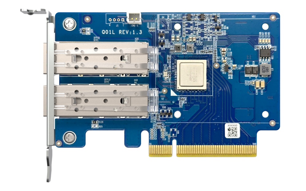 QNAP QXG-10G2SF-NXE - 2x 10GbE SFP+, low-profile, PCIe Gen3 x8 