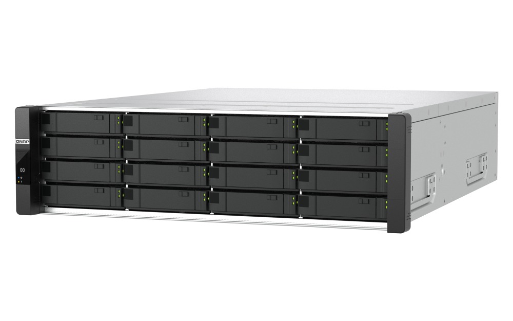 QNAP ES1686dc-R2-2142IT-96G (Duálny radič, 2x Xeon, 2x 48GB RAM, 16x 3, 5" SAS, 6x GbE, 8x 10Gb SFP+) 