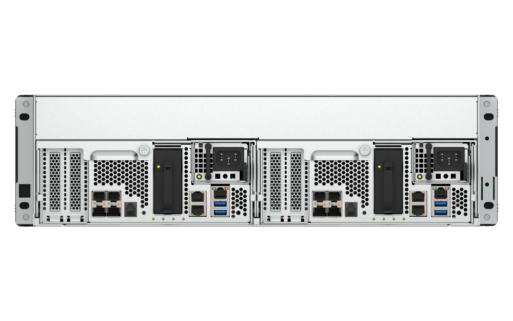 QNAP ES1686dc-R2-2123IT-64G (Duálny radič, 2x Xeon, 2x 32GB RAM, 16x 3, 5" SAS, 6x GbE, 8x 10Gb SFP+) 
