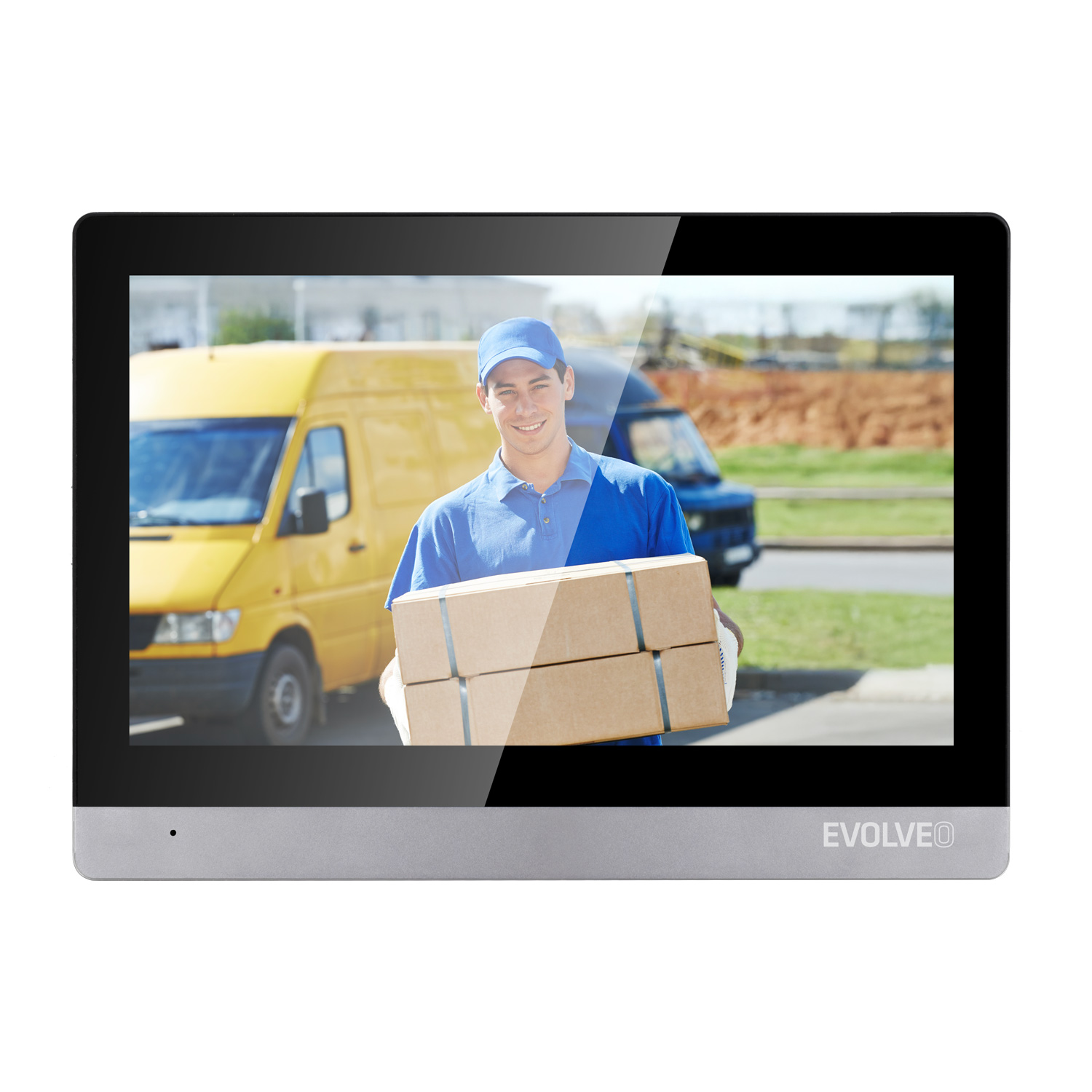 EVOLVEO DoorPhone AHD10, Sada domáceho WiFi videotelefónu s ovládaním dverí a RFID, čierno strieborný 1 