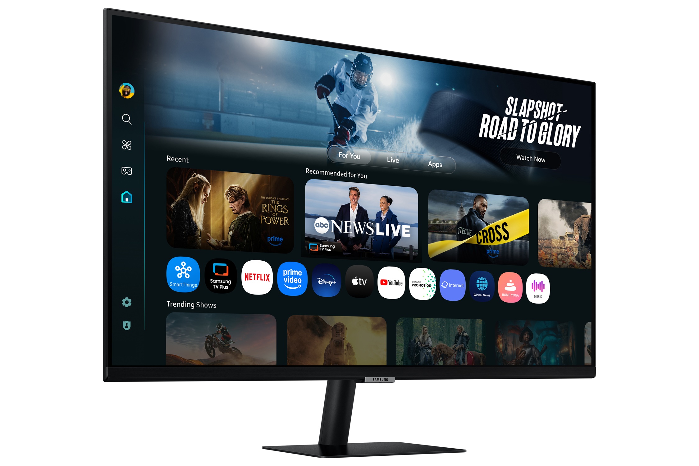 Samsung Smart Monitor/ M70F/ 32"/ VA/ 4K UHD/ 60Hz/ 4ms/ Čierna/ 2R 