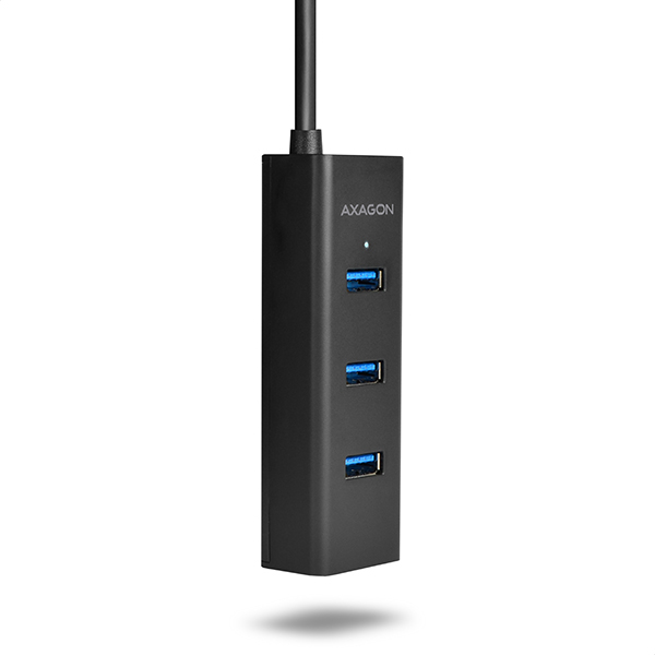 AXAGON HUE-S2B, 4x USB 3.0 CHARGING hub, micro USB napr. konektor, kábel USB-A 30cm 