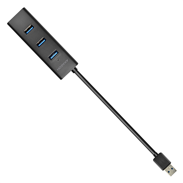 AXAGON HUE-S2B, 4x USB 3.0 CHARGING hub, micro USB napr. konektor, kábel USB-A 30cm 