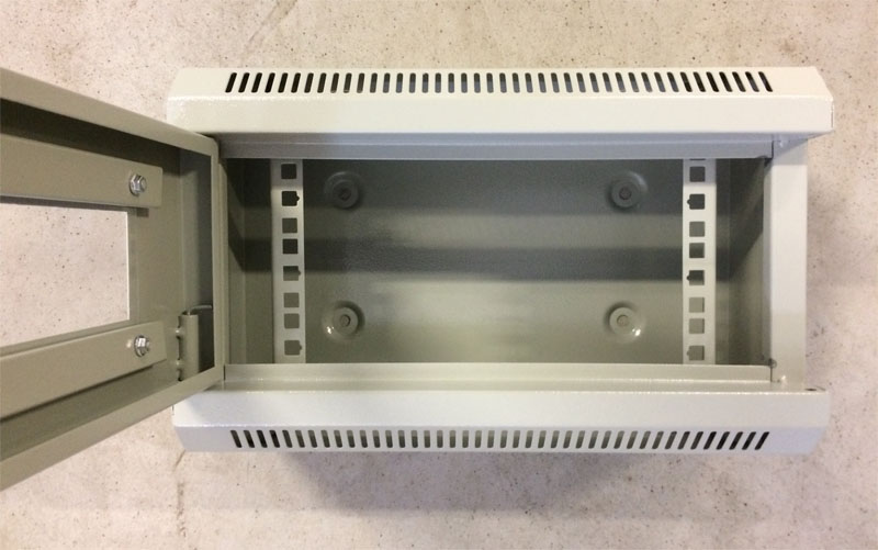 10" rack jednodielny 4U/ 140 DATACOM Šedý Skl.dv. 
