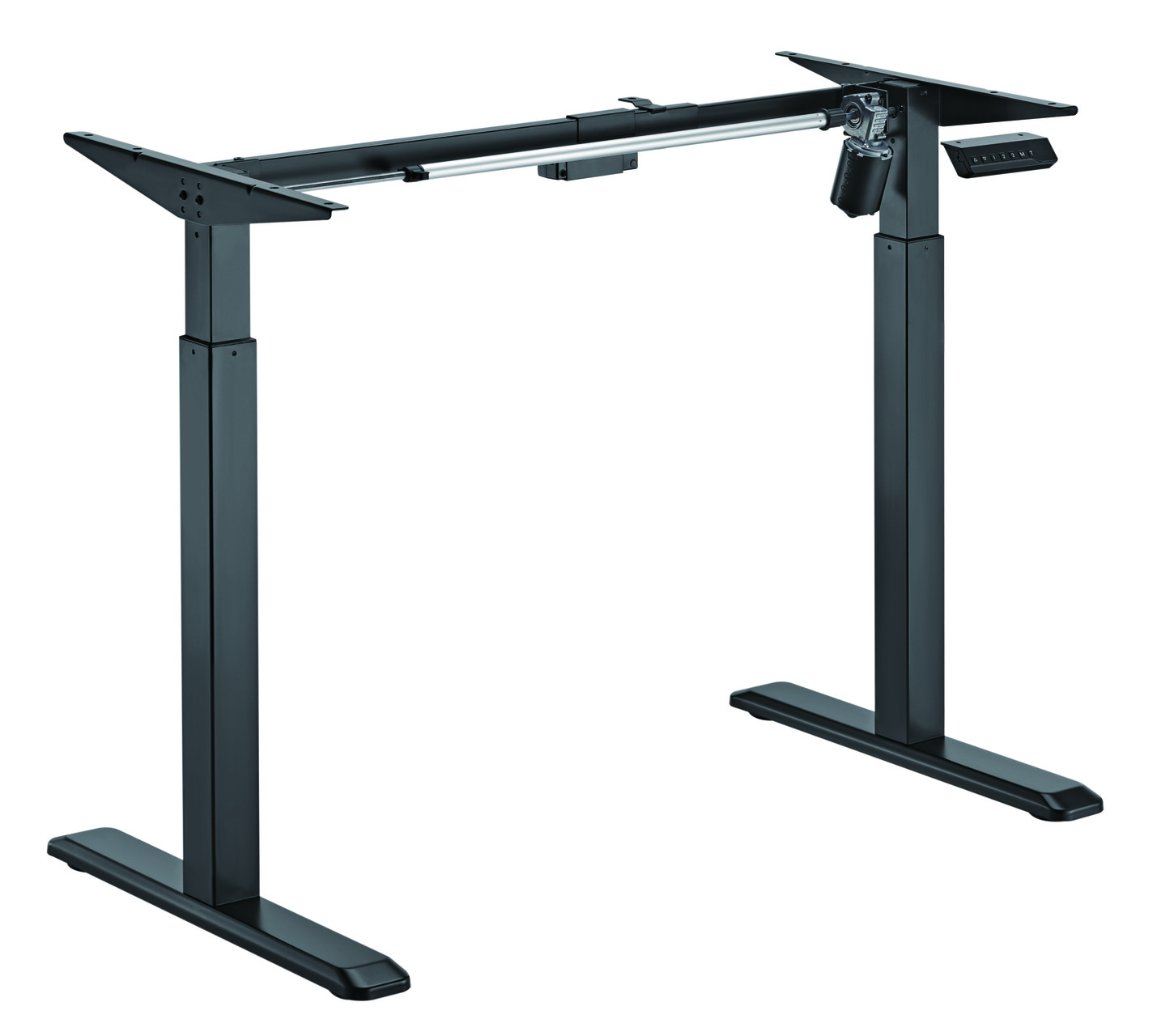 Výškovo nastaviteľná stolová podnož Brateck S03-22DE 1 motor rozsah 710-1190 mm nosnosť 80 kg 