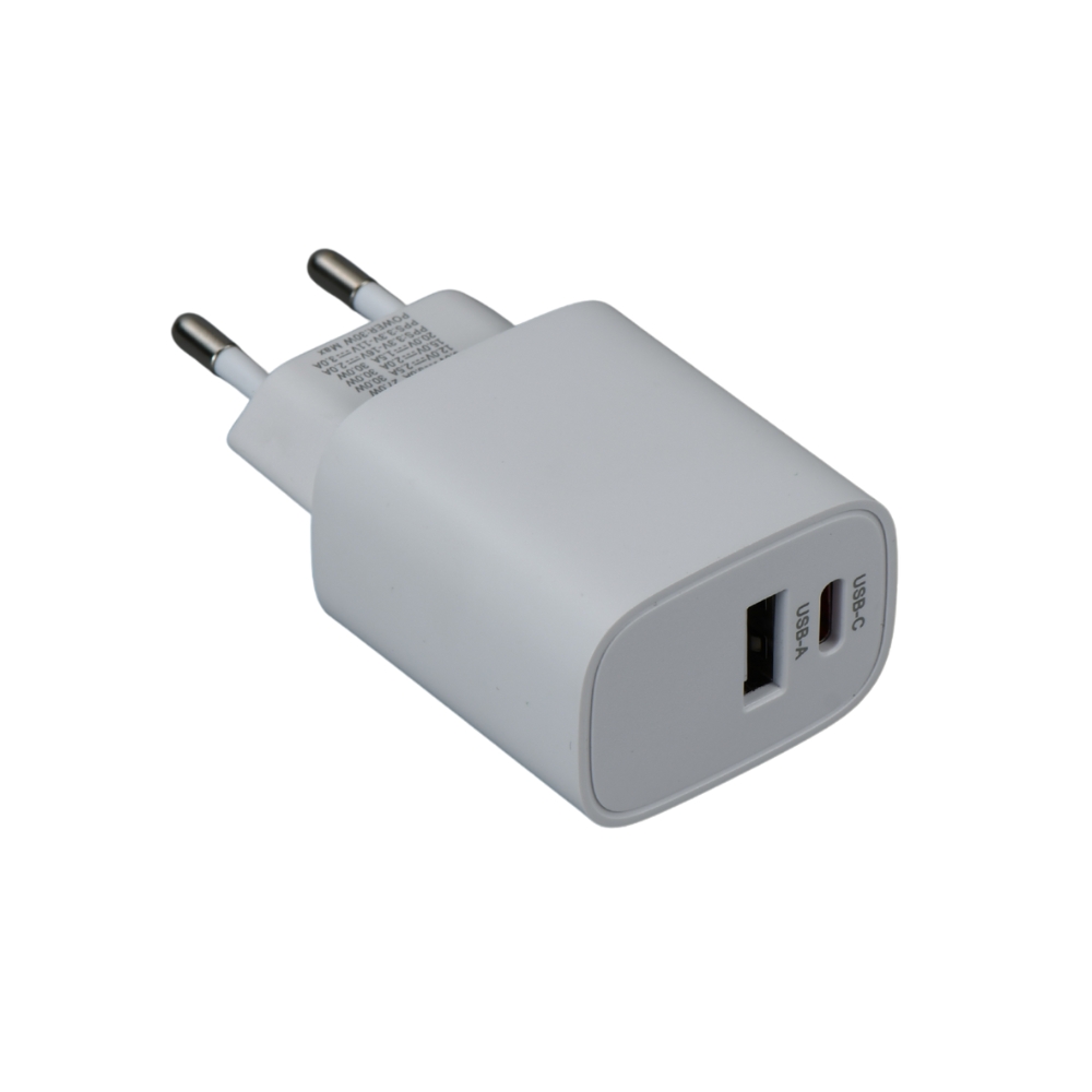 iGET PA20 - napájací adaptér USB-A (10 W) a USB-C (20 W), univerzálny a pre tablety iGET 