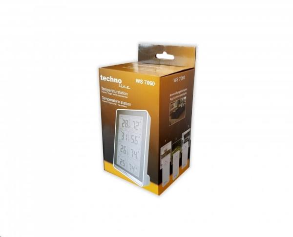 TechnoLine WS 7060 - digitální teploměr s vlhkoměrem se třemi bezdrátovými čidly2