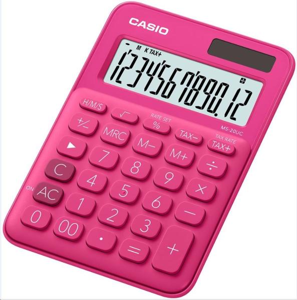 CASIO kalkulačka MS 20UC RD,  Stolní kalkulátor