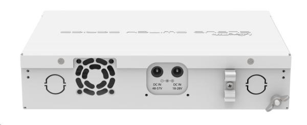 MikroTik Cloud Router Switch CRS112-8P-4S-IN,  400MHz CPU,  128MB RAM,  8xLAN,  PoE max. 67W,  4xSFP slot,  vrátane. Licencia1