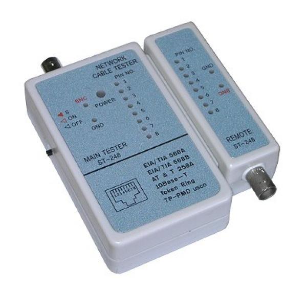 GEMBIRD Eth tester káblov NCT-1 pre RJ45,  RG58