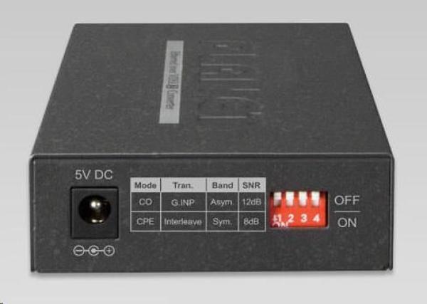 Planet VC-231G,  Eth. VDSL2 konvertor,  1000Base-T,  master/ slave,  profil 30a,  G.993.5 Vectoring,  G.INP,  RJ-111