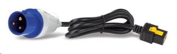 APC Rack PDU 2G,  meraná,  podľa zásuvky s prepínaním,  ZeroU,  16A,  230V,  (21)C13 a (3)C19,  IEC 309 16A 2P+E 3m1