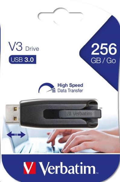 VERBATIM Flash disk 256 GB Store "n" Go V3,  USB 3.0,  čierna4