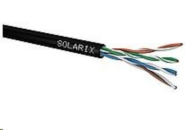 Inštalačný kábel Solarix vonkajší UTP, Cat5E, vodič, PE, krabica 305m SXKD-5E-UTP-PE
