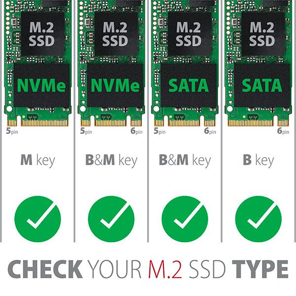 AXAGON PCEM2-D,  PCIe x4 - M.2 NVMe M-key + SATA B-key slot adaptér,  vrátane. LP7