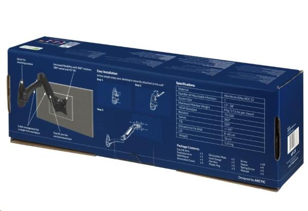 Nástenný držiak ARCTIC pre monitor W1-3D10