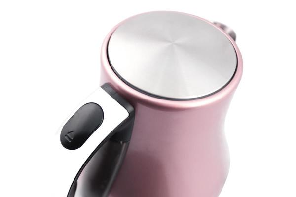 Orava VK-3715 Pink rychlovarná konvice,  1850-2200 W,  designová,  1.7 l,  automatické vypnutí,  růžová5