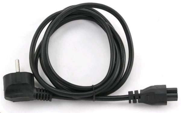 GEMBIRD 230V napájací kábel pre NTB 1, 8m (3pin,  Schuko,  trojlístok)1