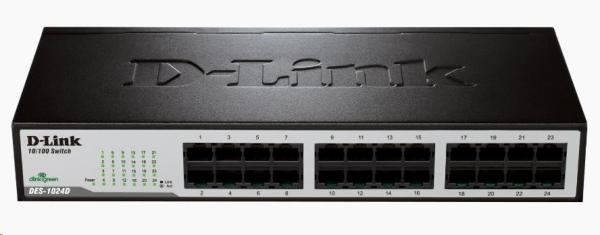 D-Link DES-1024D 24-portový 10/ 100 stolový/ pozemný prepínač