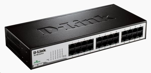 D-Link DES-1024D 24-portový 10/ 100 stolový/ pozemný prepínač2