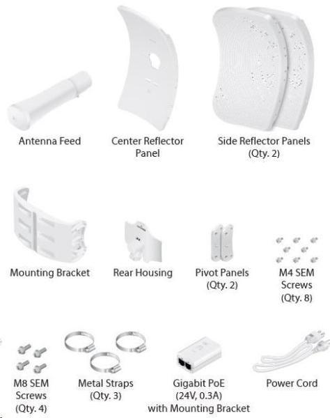 UBNT airMAX LiteBeam 5AC LR [max.867Mbps,  AP/ Klient,  5GHz,  26dBi anténa,  5GHz,  airMAXac]2