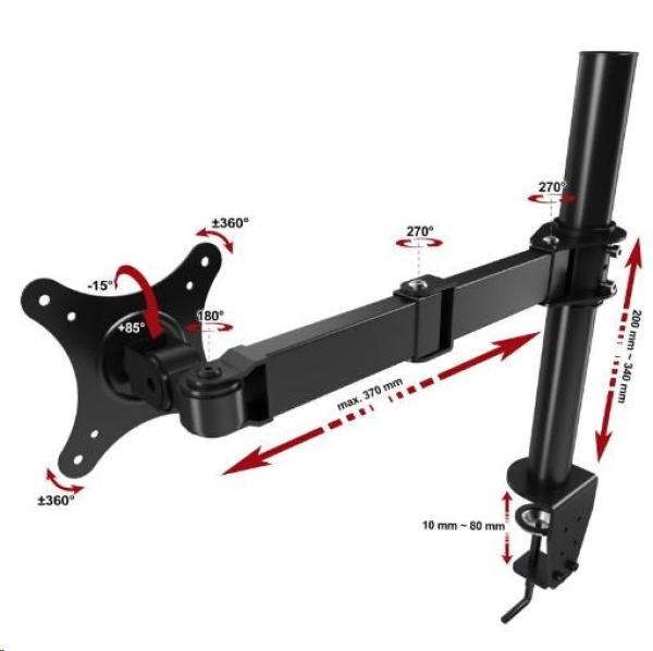 Levný stolový držák monitoru Ergosolid MD1121
