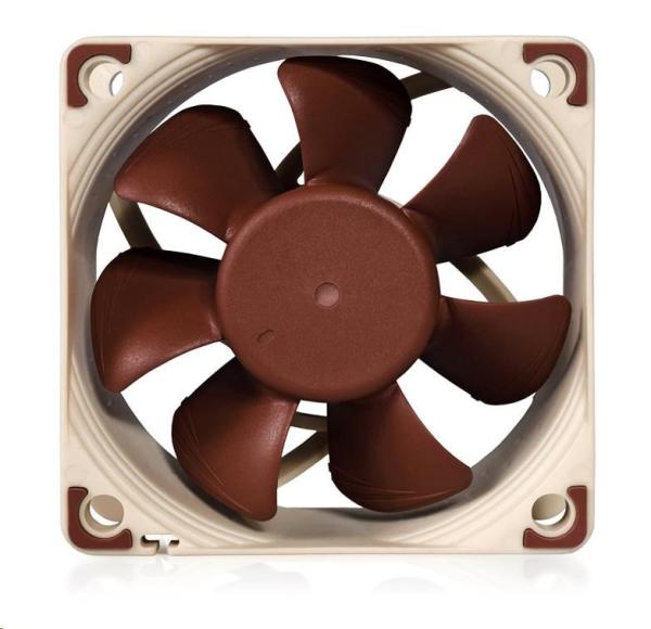 NOCTUA Ventilátor NF-A6x25-PWM,  60mm,  hnědá1
