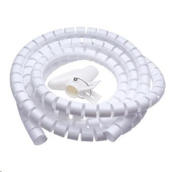 CONNECT IT rúrka na vedenie káblov WINDER,  2, 5 m x 20 mm,  biela (organizér káblov)