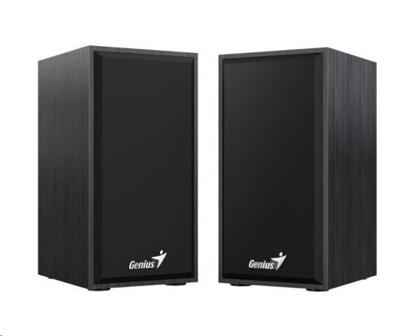 Reproduktory GENIUS SP-HF180,  2.0,  6W,  drevený,  čierny
