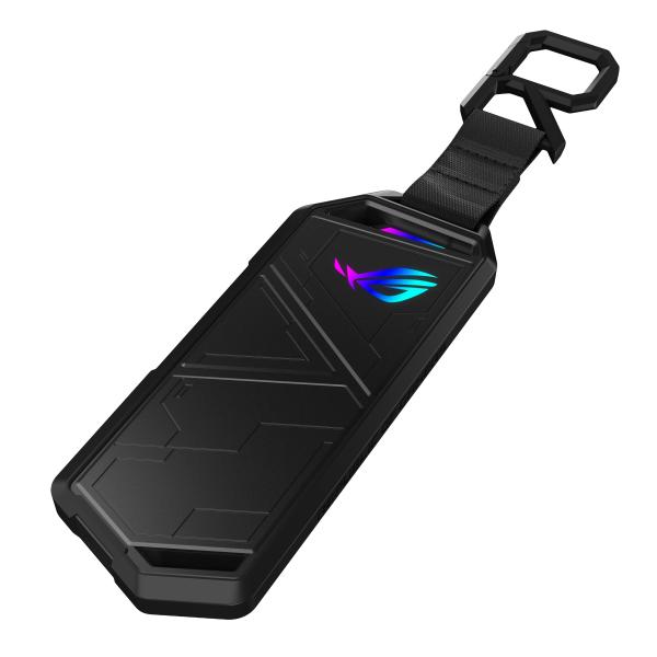 ASUS ROG STRIX ARION SSD NVME AURA case,  USB-C 3.2,  M.2 NVMe SSD kovový box,  délka 30-80 mm,  AURA RGB