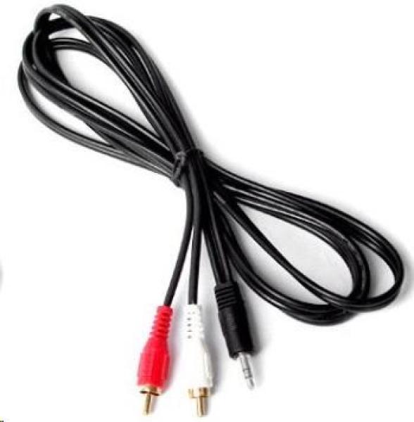 PremiumCord Kábel Jack 2.5mm-2x CINCH M/ M 2m