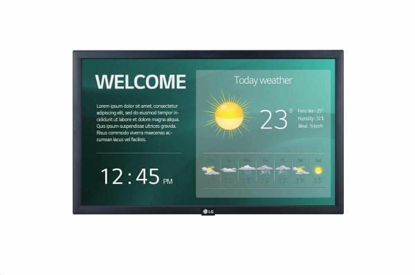LG 22" signage 22SM3G FHD,  250nit,  16h,  WebOS 4.0