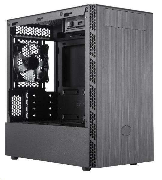 Cooler Master case MasterBox MB400L ODD,  mATX,  1x 120mm Fan,  Černá1