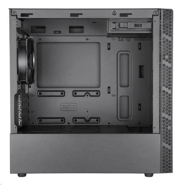Cooler Master case MasterBox MB400L ODD,  mATX,  1x 120mm Fan,  Černá3