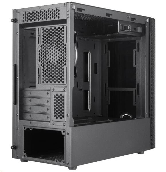 Cooler Master case MasterBox MB400L ODD,  mATX,  1x 120mm Fan,  Černá4