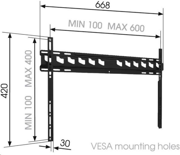 Vogel"s PFW 6851 - 4 ramenný LCD držák 80 kg1