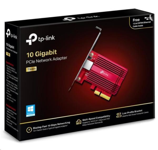TP-Link TX401 PCIe adapter (1xPCIe3.0, 1x10GbE)4