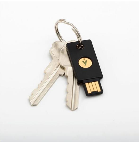 YubiKey 5 NFC - USB-A,  kľúč/ token s viacfaktorovou autentifikáciou (NFC),  podporou OpenPGP a Smart Card (2FA)1