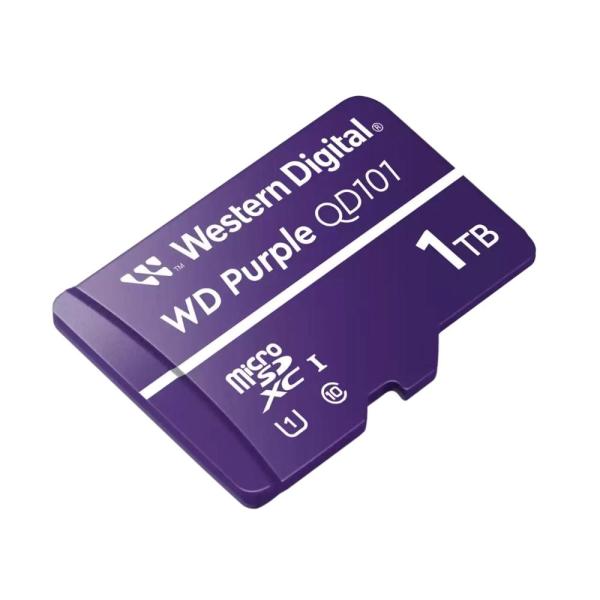 WD MicroSDXC karta 1TB Purple WDD100T1P0C Class 10 (R:100/ W:60 MB/ s)1
