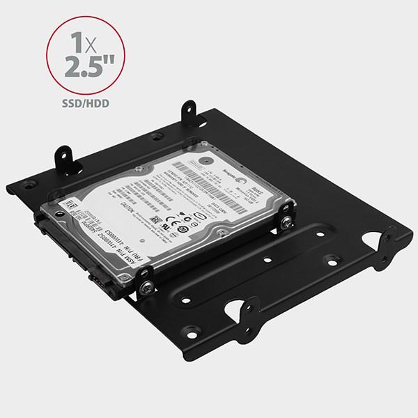 AXAGON RHD-435,  kovový rám pre 4x 2.5" alebo 2x 2.5" HDD/ SSD a 1x 3.5" HDD na 5.25" pozícia6