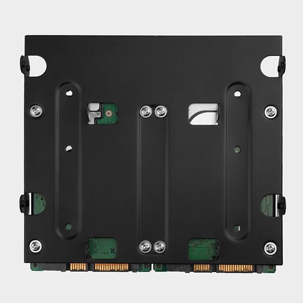 AXAGON RHD-435,  kovový rám pre 4x 2.5" alebo 2x 2.5" HDD/ SSD a 1x 3.5" HDD na 5.25" pozícia0