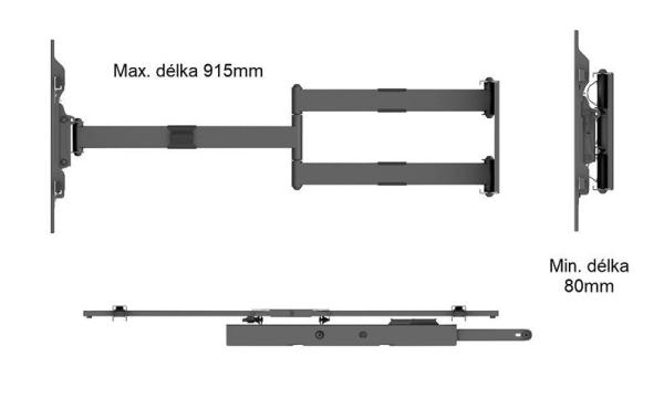 Držák na televizi Ergosolid Onyx-20
4